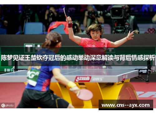 陈梦见证王楚钦夺冠后的感动举动深意解读与背后情感探析