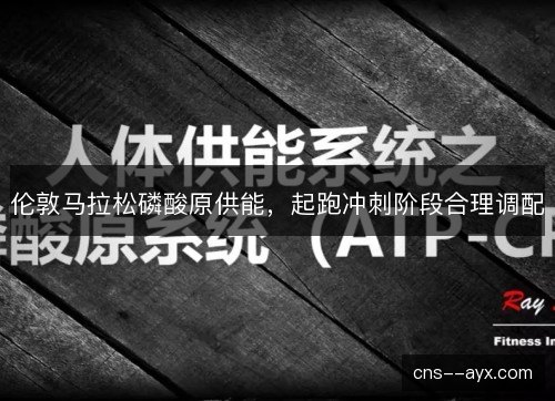 伦敦马拉松磷酸原供能,起跑冲刺阶段合理调配 伦敦马拉松磷酸原供能,起跑冲刺阶段合理调配